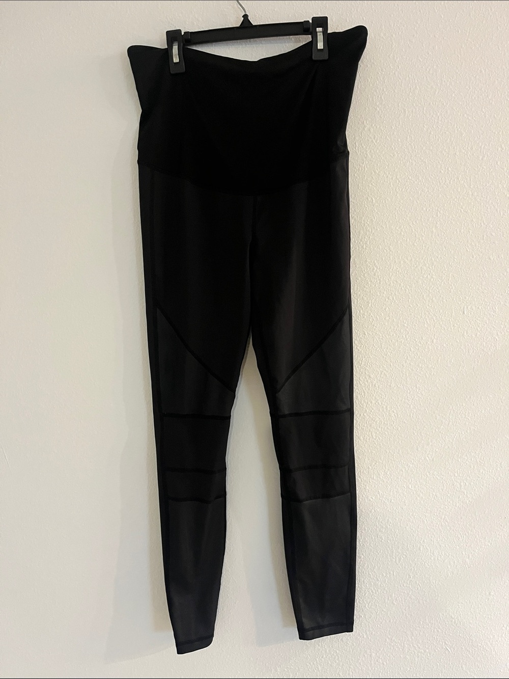 Isabel Maternity Black High-Waist Maternity Leggings